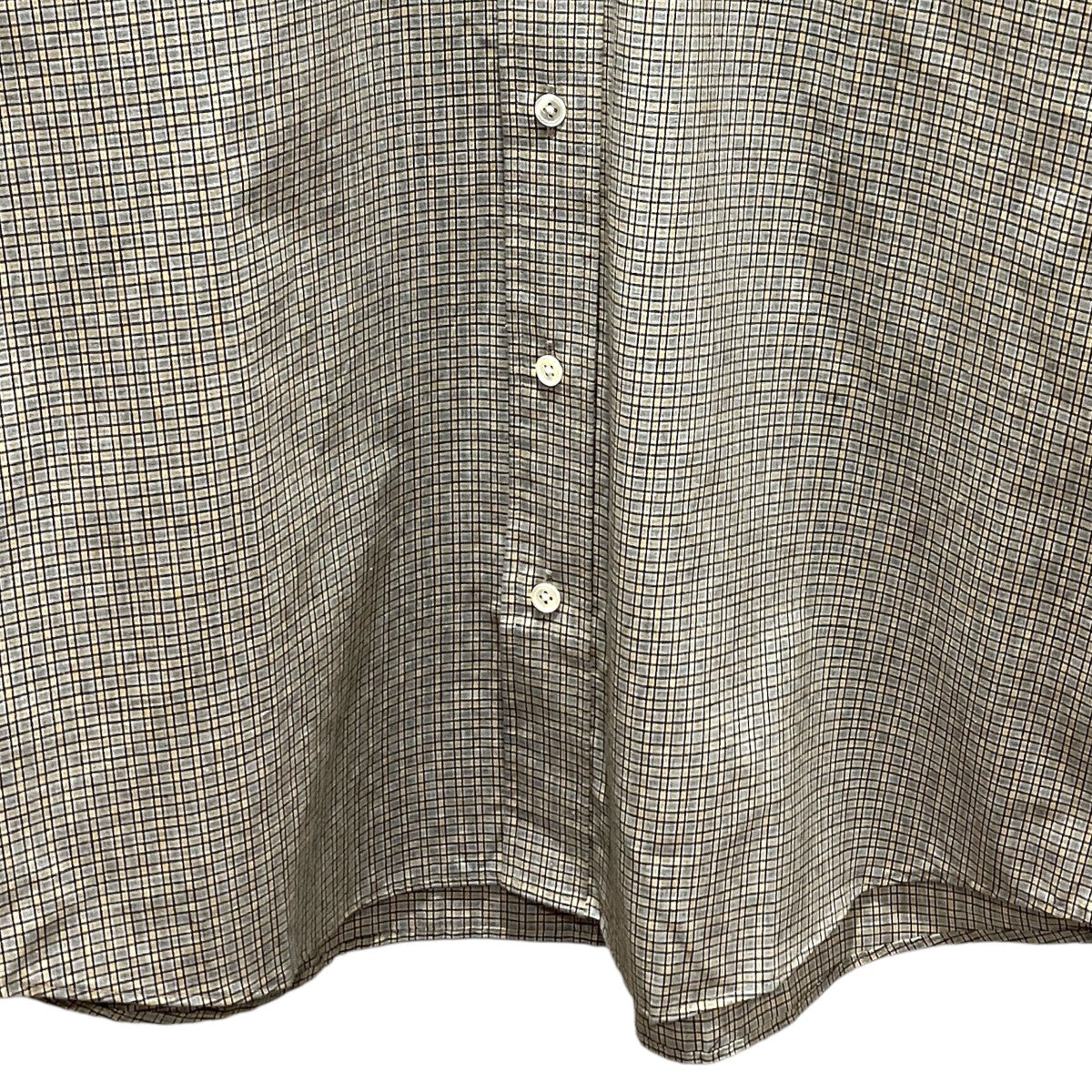【GR7 MIXED POPLIN CHECK L／S】チェックシャツM72-780