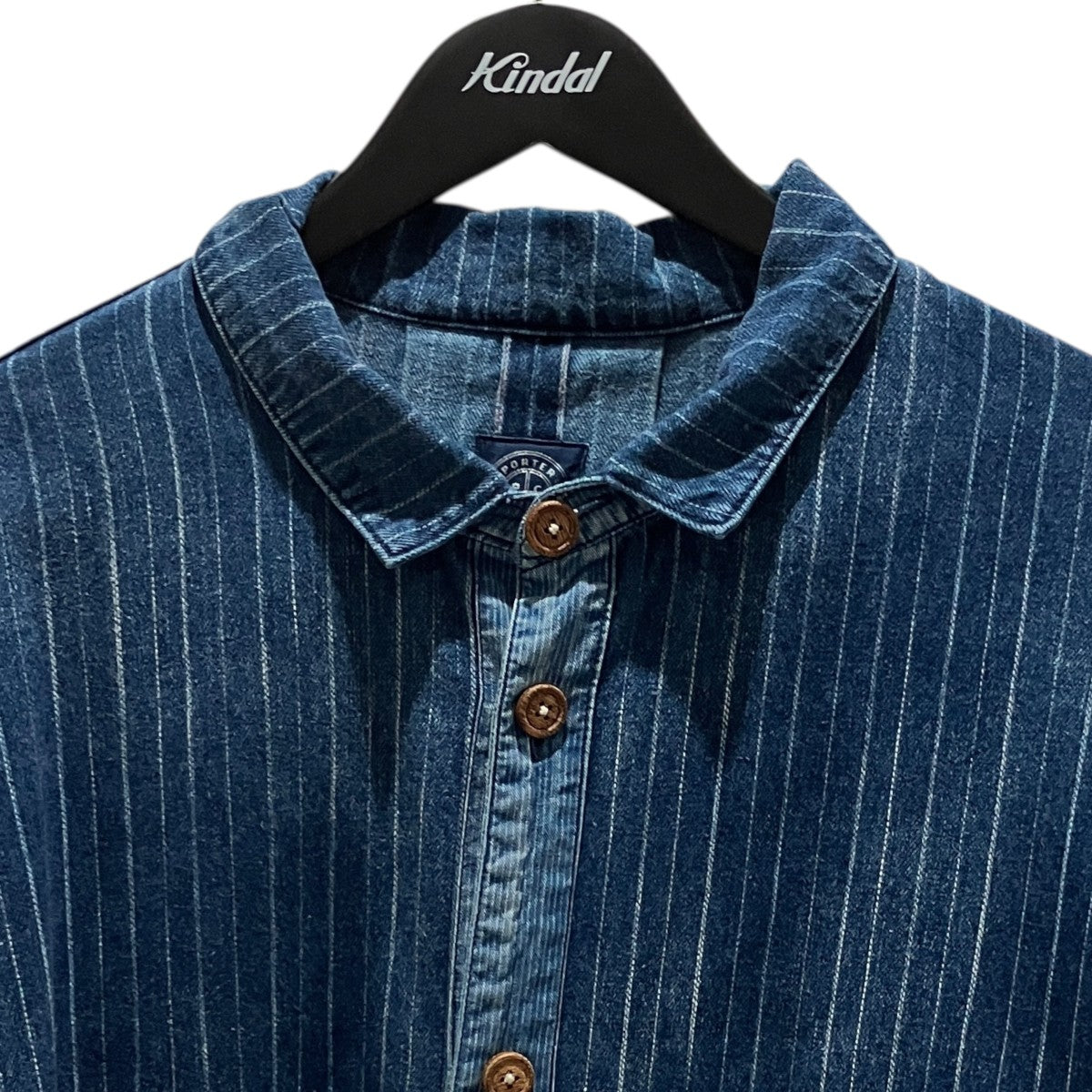 Porter Classic 【HAWAIIAN DENIM SHIRT JACKET】カバーオール 古着・中古-3枚目のアイテム画像