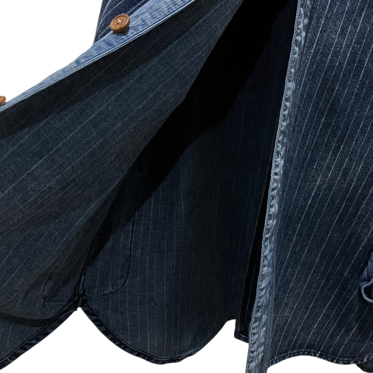 Porter Classic 【HAWAIIAN DENIM SHIRT JACKET】カバーオール 古着・中古-4枚目のアイテム画像