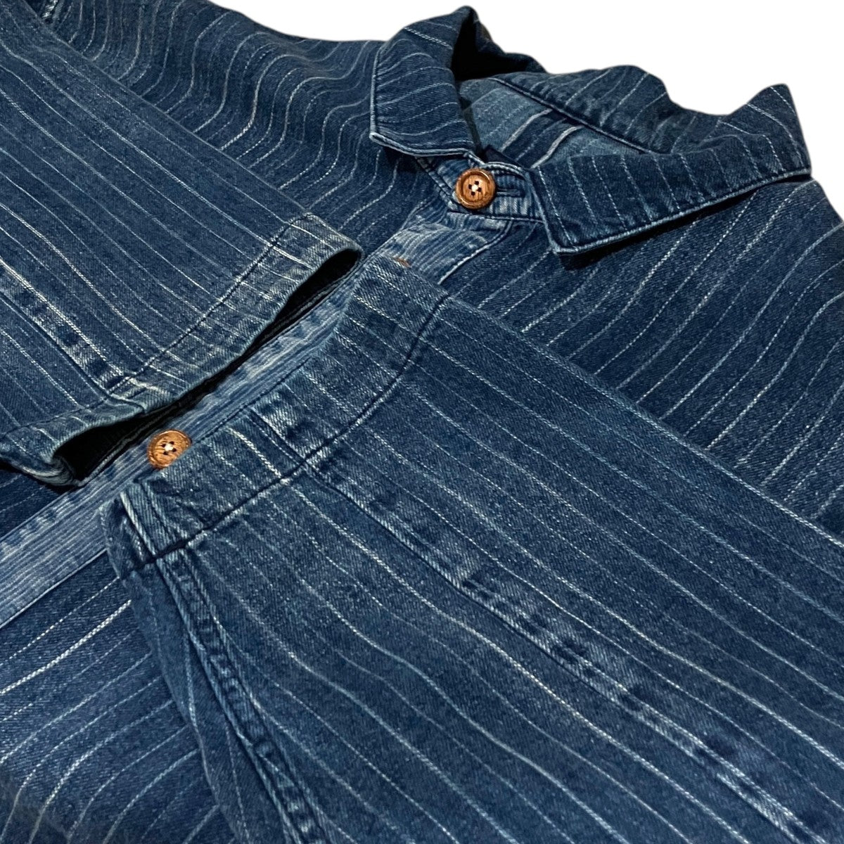 Porter Classic 【HAWAIIAN DENIM SHIRT JACKET】カバーオール 古着・中古-5枚目のアイテム画像