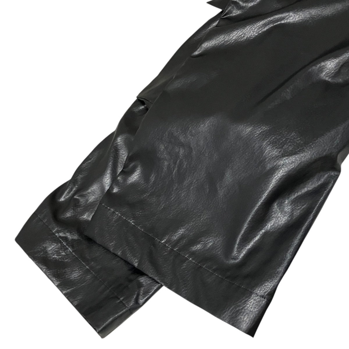 Licht Bestreben 25SS【アシンメトリーデザインペイントトラウザー】フェイクレザーパンツLB25SS-PT07-FFL 古着・中古-4枚目のアイテム画像