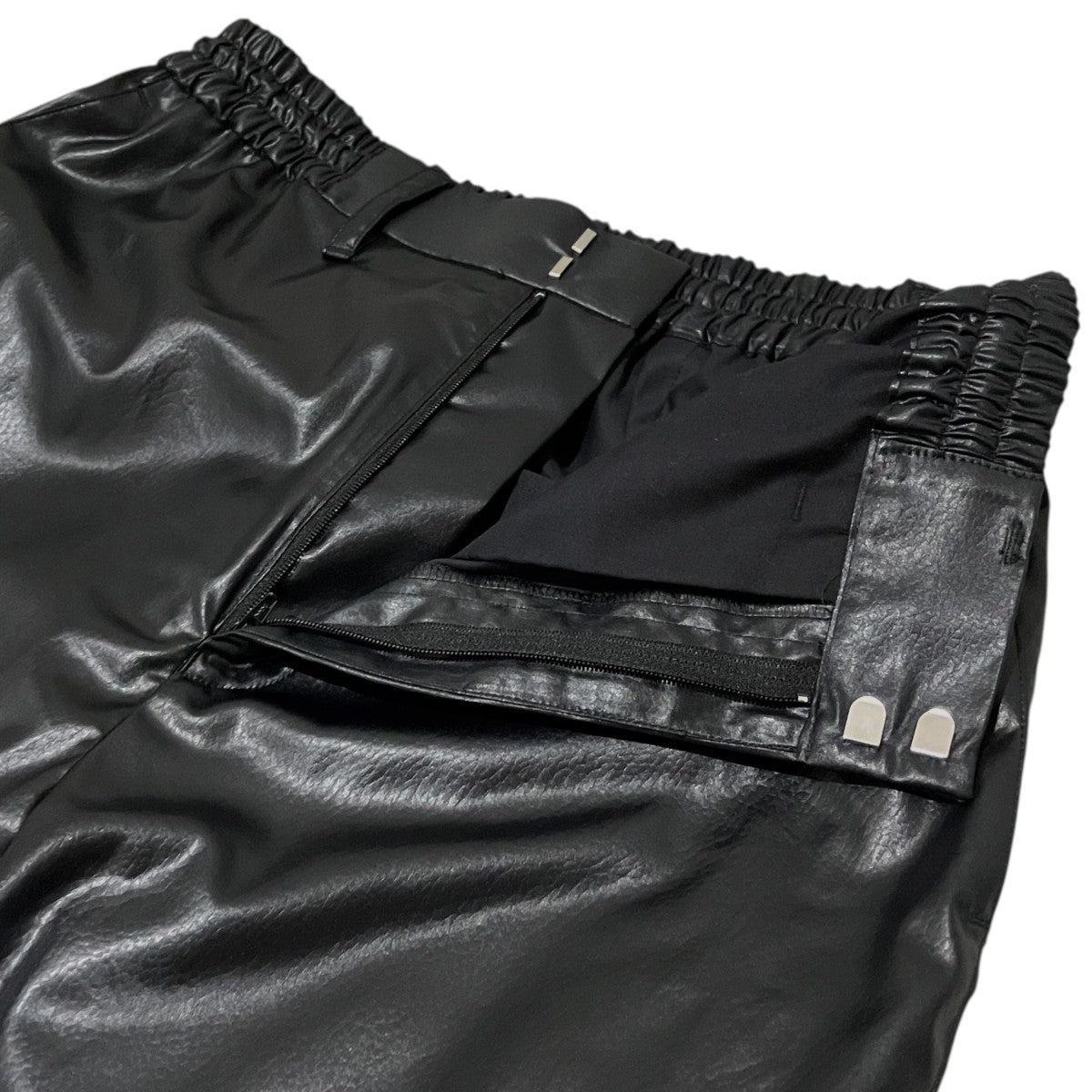 Licht Bestreben 25SS【アシンメトリーデザインペイントトラウザー】フェイクレザーパンツLB25SS-PT07-FFL 古着・中古-5枚目のアイテム画像
