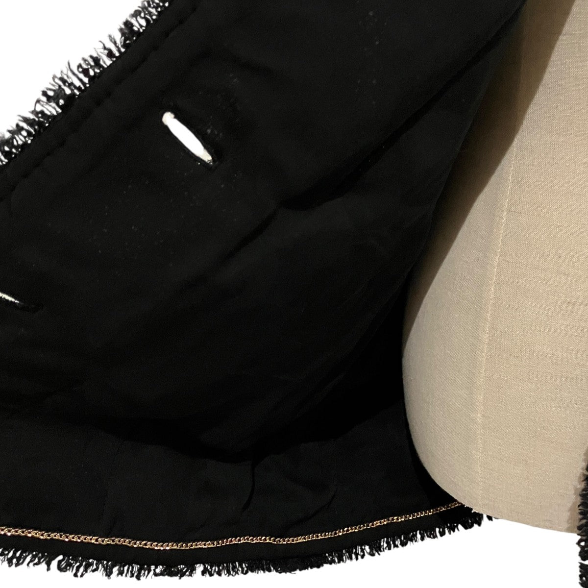 CHANEL 【METIERS D’ART】ツイードロングジャケットP64572V60407 古着・中古-5枚目のアイテム画像