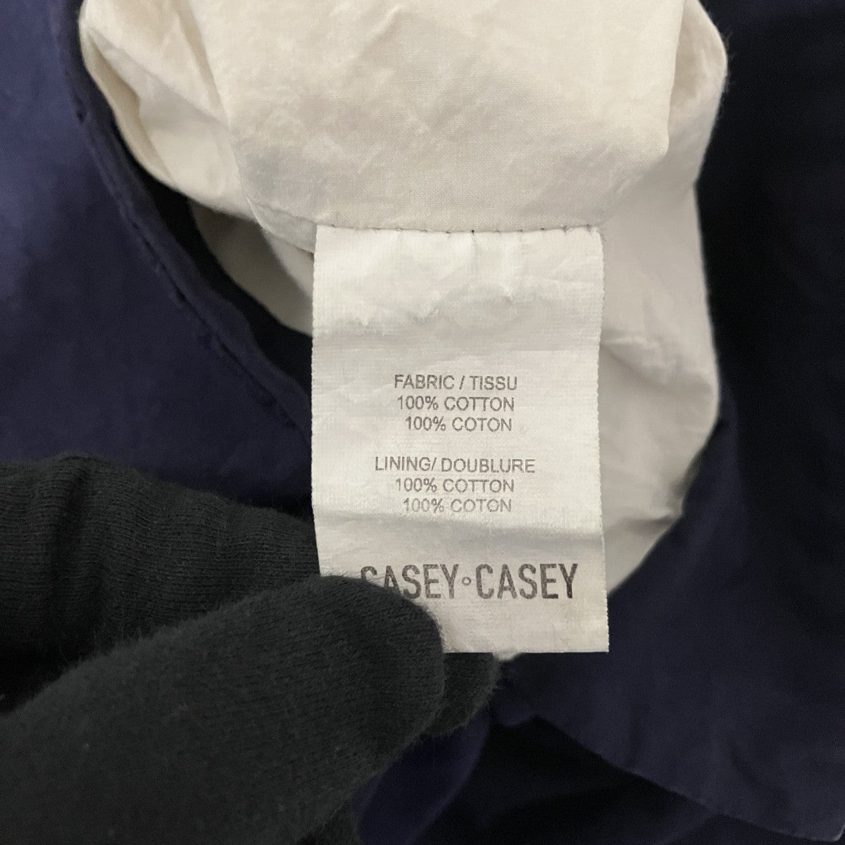 CASEY CASEY 【J JACKET】コットンジャケット18HV289 古着・中古-7枚目のアイテム画像