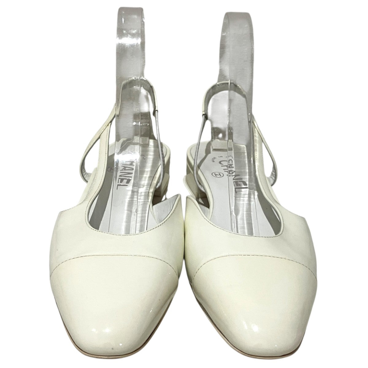 CHANEL スリングバックパンプス 古着・中古-2枚目のアイテム画像