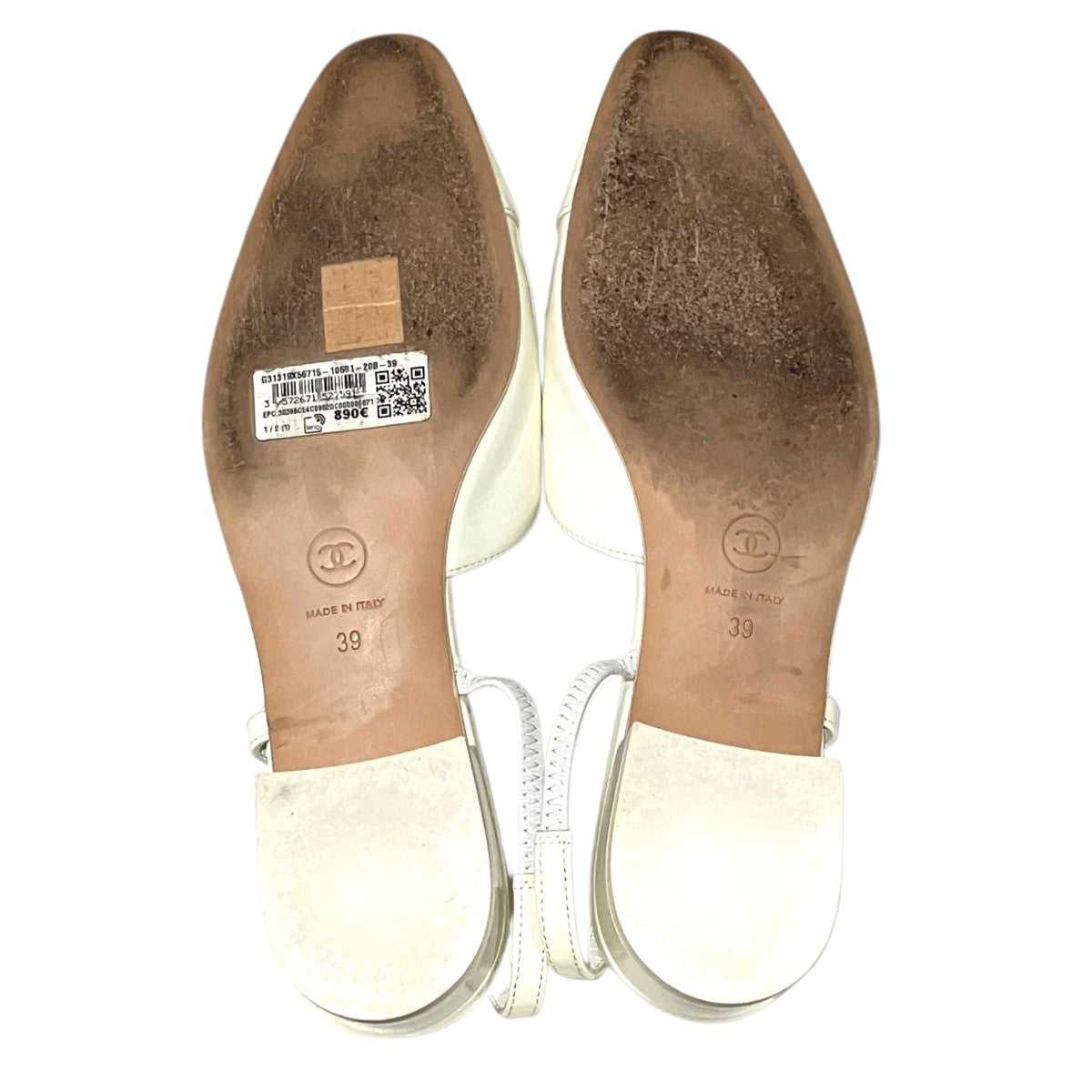 CHANEL スリングバックパンプス 古着・中古-5枚目のアイテム画像