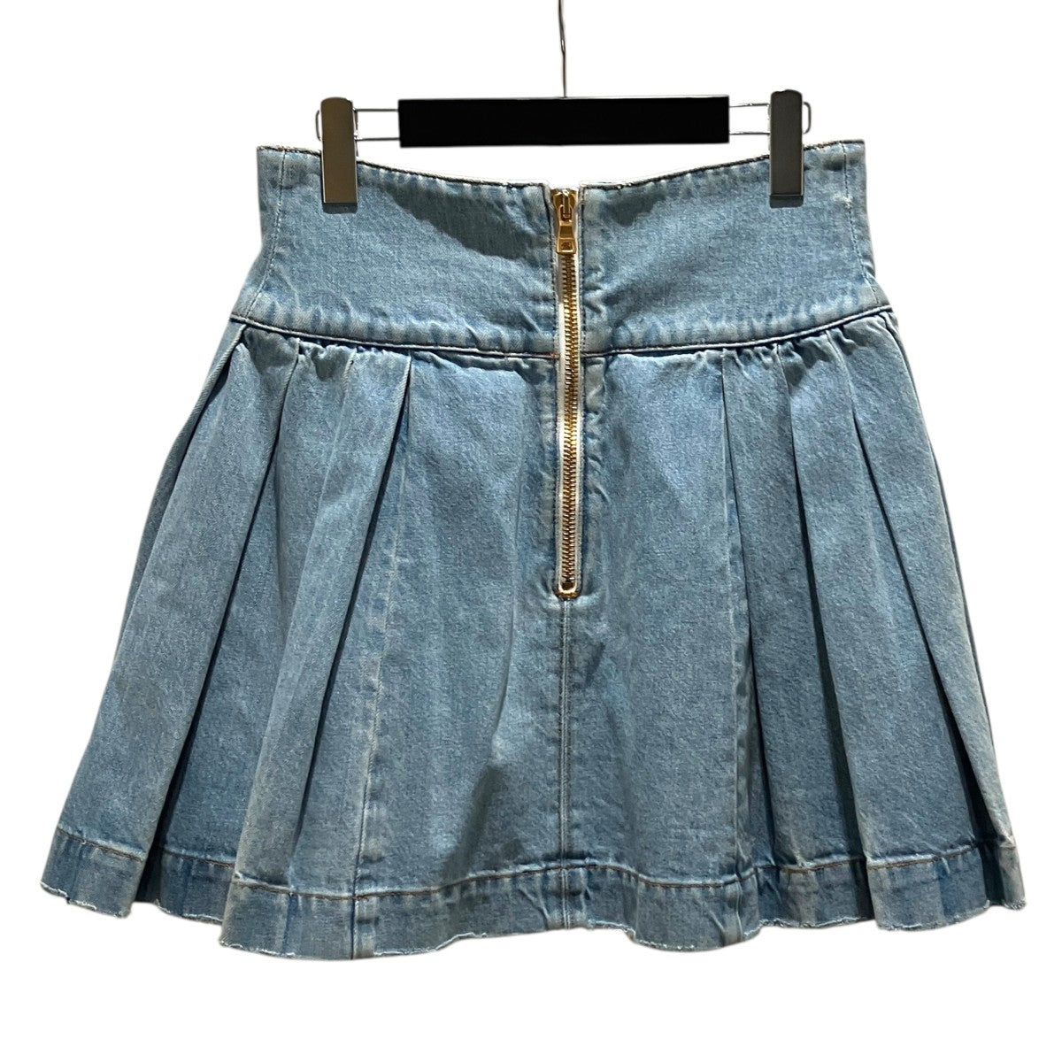BALMAIN デニムスカートLA156DC23 古着・中古-2枚目のアイテム画像