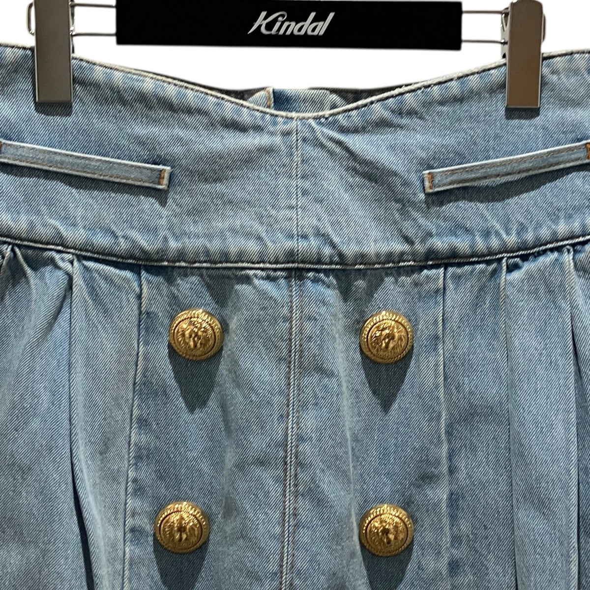 BALMAIN デニムスカートLA156DC23 古着・中古-3枚目のアイテム画像