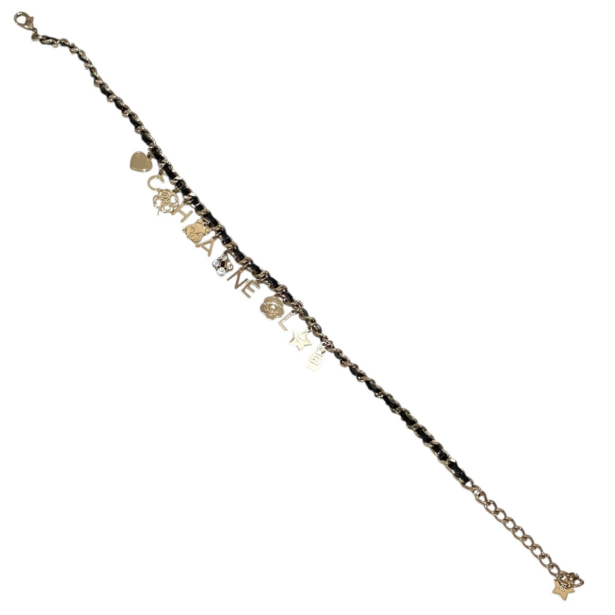CHANEL 【キャット カメリア ロゴチャーム】レザー ネックレスA96760 古着・中古-4枚目のアイテム画像