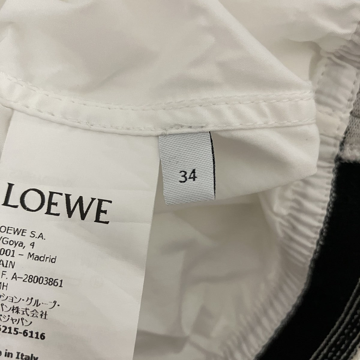 LOEWE クロップドブラウスS359Y05XAX 古着・中古-7枚目のアイテム画像