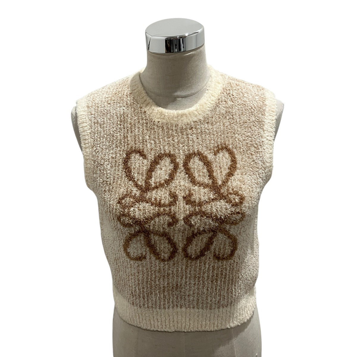 LOEWE アナグラムニットベストS359Y14KDI 古着・中古-1枚目のアイテム画像