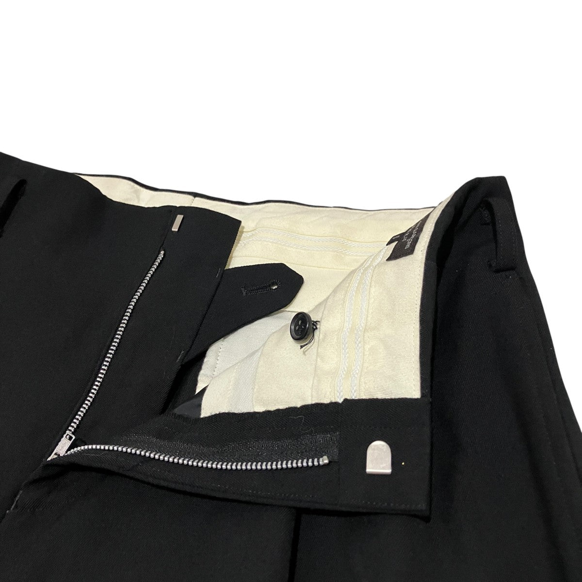 COMME des GARCONS HOMME PLUS AD2024ウールギャバジンサイドリボンパンツPO-P054 古着・中古-5枚目のアイテム画像