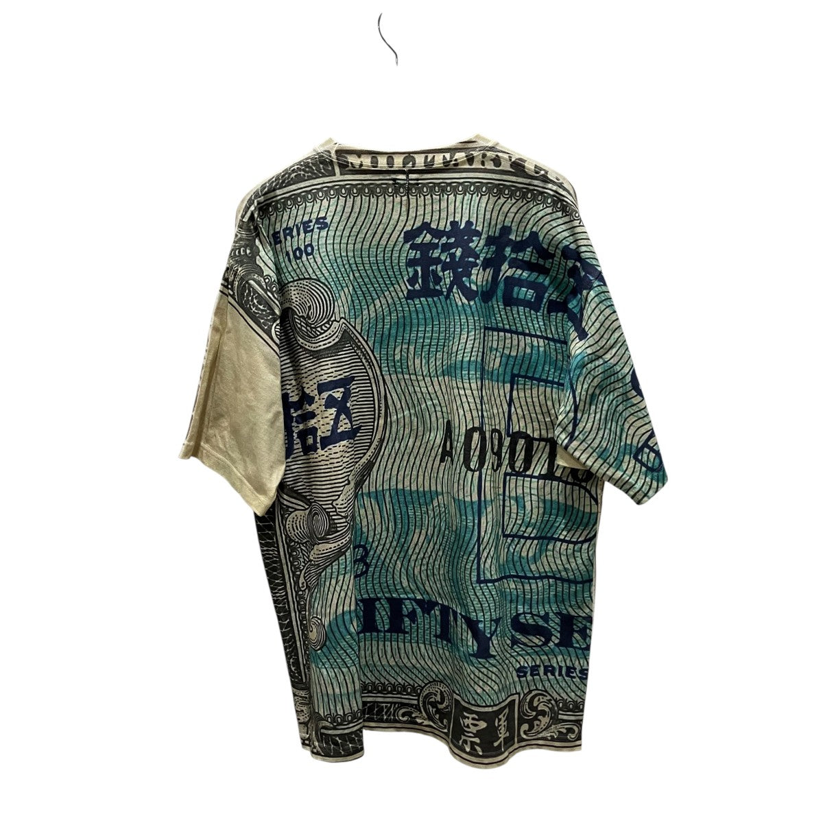 LES SIX 【GREED TEE】総柄Tシャツtjugo-atta-6-gst 古着・中古-2枚目のアイテム画像