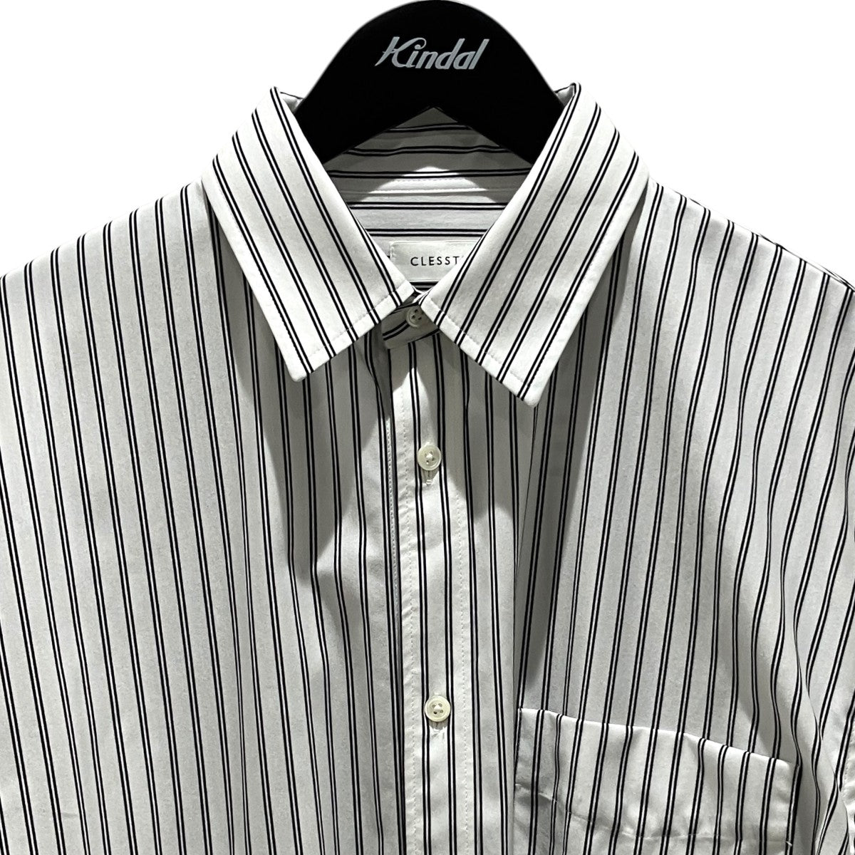 clesste Knit Sleeve Long City Striped (クレスト) 中古・古着通販】CLESSTE シャツ　クレスト トップス