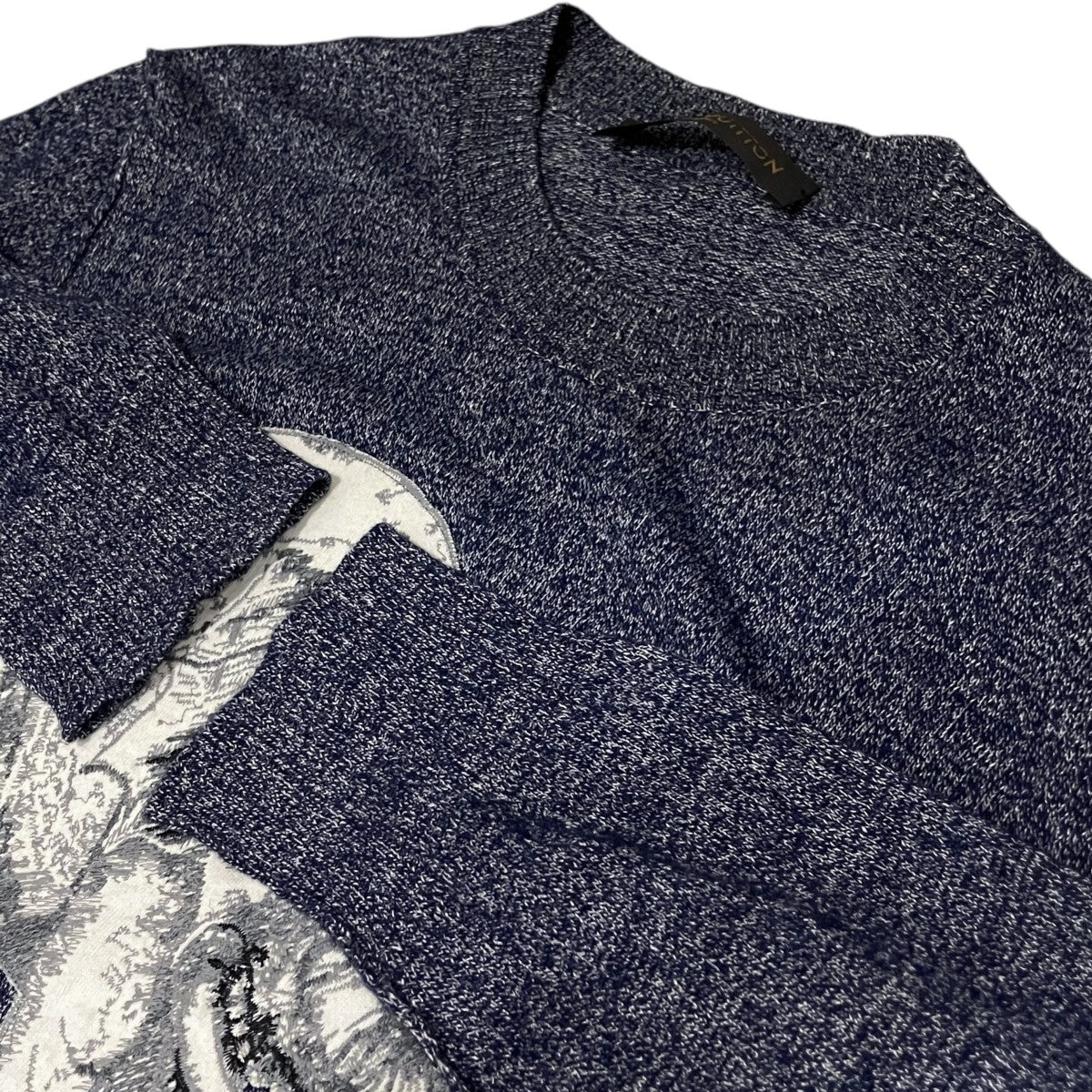 LOUIS VUITTON 【Chapman Brothers Elephant】薄手ニットRM171M OCH HBN19W 古着・中古-5枚目のアイテム画像