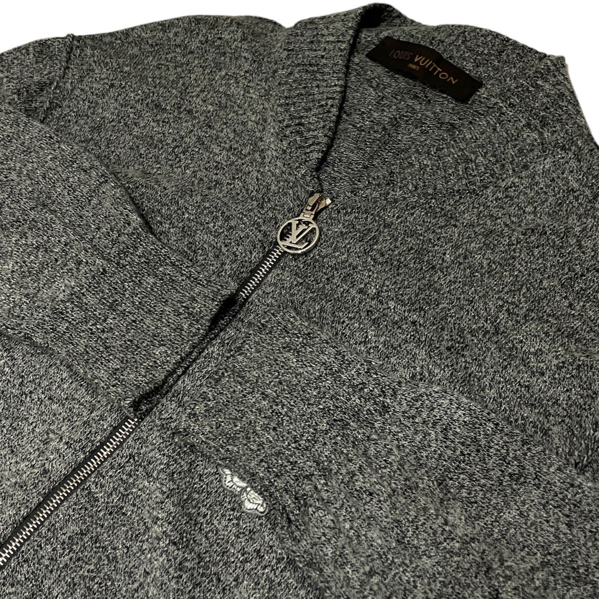 LOUIS VUITTON 【Chapman Brothers】ジップアップカーディガンRM171M OCH HBN20W 古着・中古-5枚目のアイテム画像