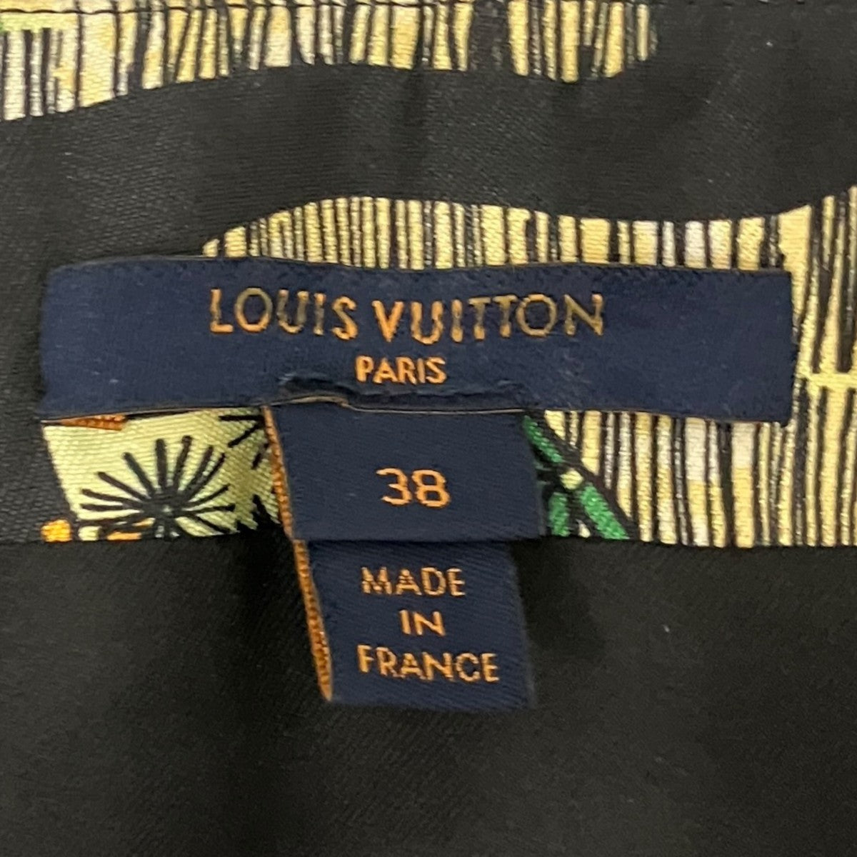 LOUIS VUITTON 総柄シルクワンピースRM181A FOE FEDR55 古着・中古-6枚目のアイテム画像