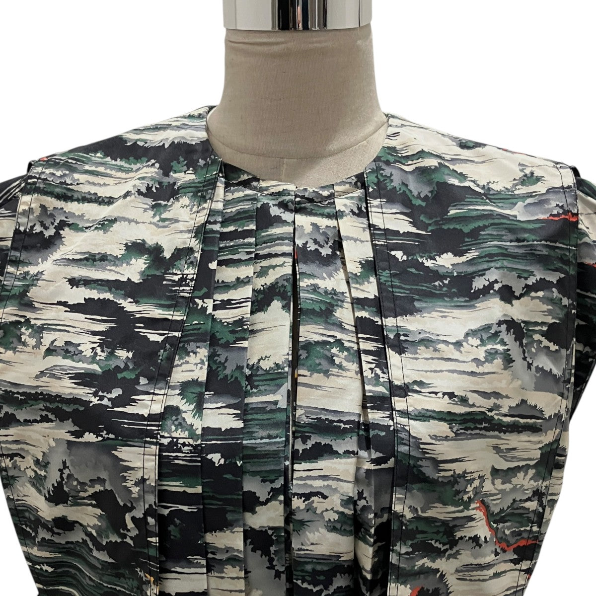 総柄シルクワンピースRW181A GAM FEDR62