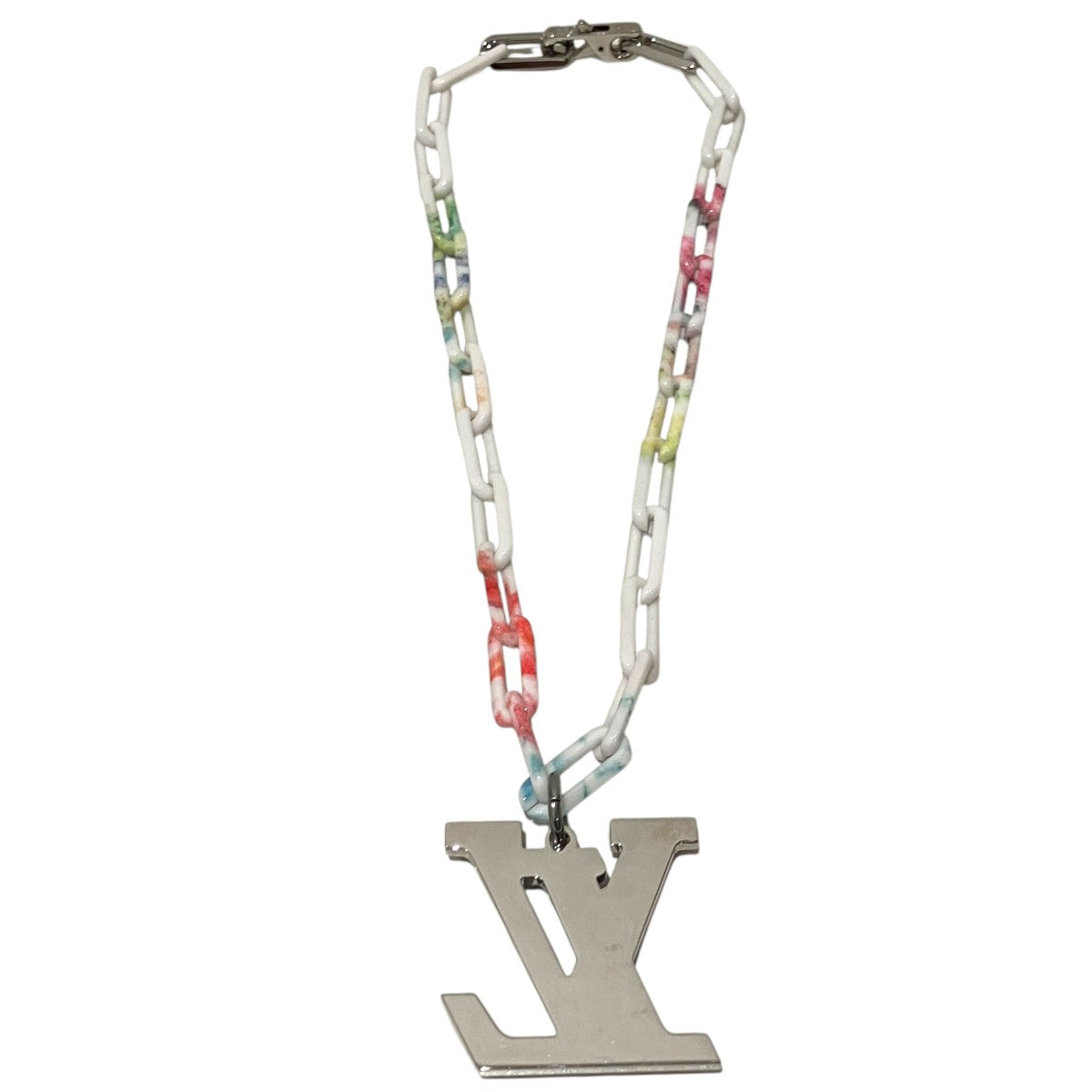 LOUIS VUITTON 【コリエ･LV パステル セラミック】チェーンネックレスMP2850 古着・中古-3枚目のアイテム画像