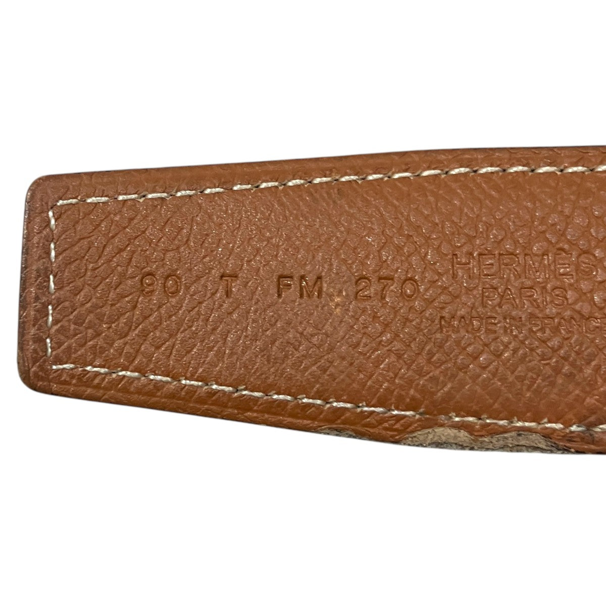 HERMES 2015年レザーベルト 古着・中古-9枚目のアイテム画像
