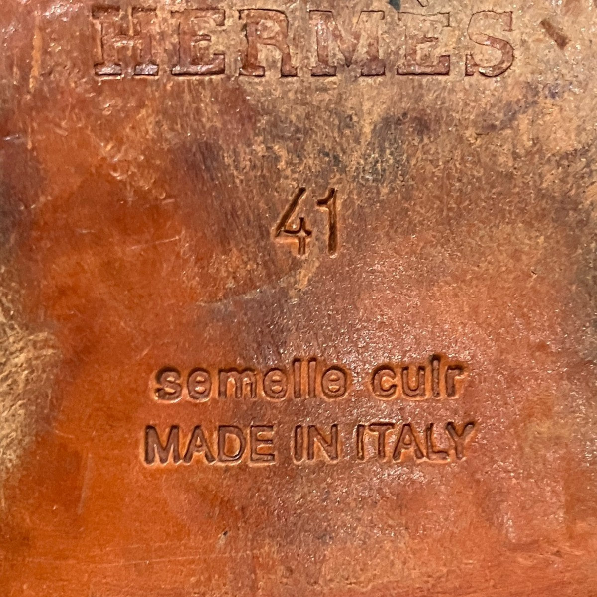HERMES 【HOUR】モカシンシューズ151424ZH 古着・中古-10枚目のアイテム画像
