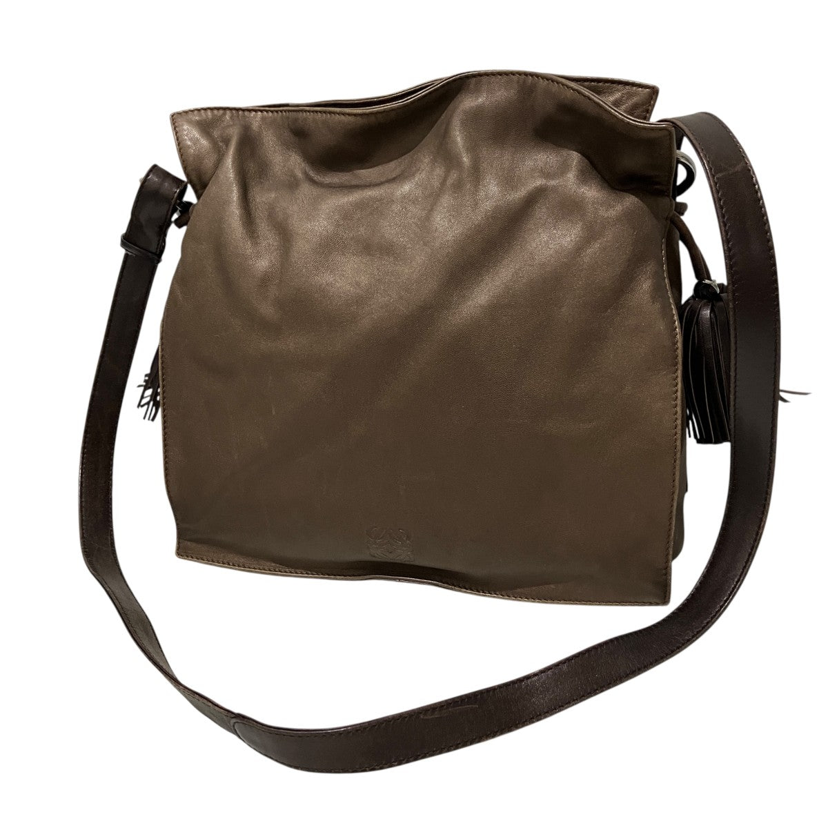 LOEWE 【フラメンコ30】レザーショルダーバッグ 古着・中古-1枚目のアイテム画像