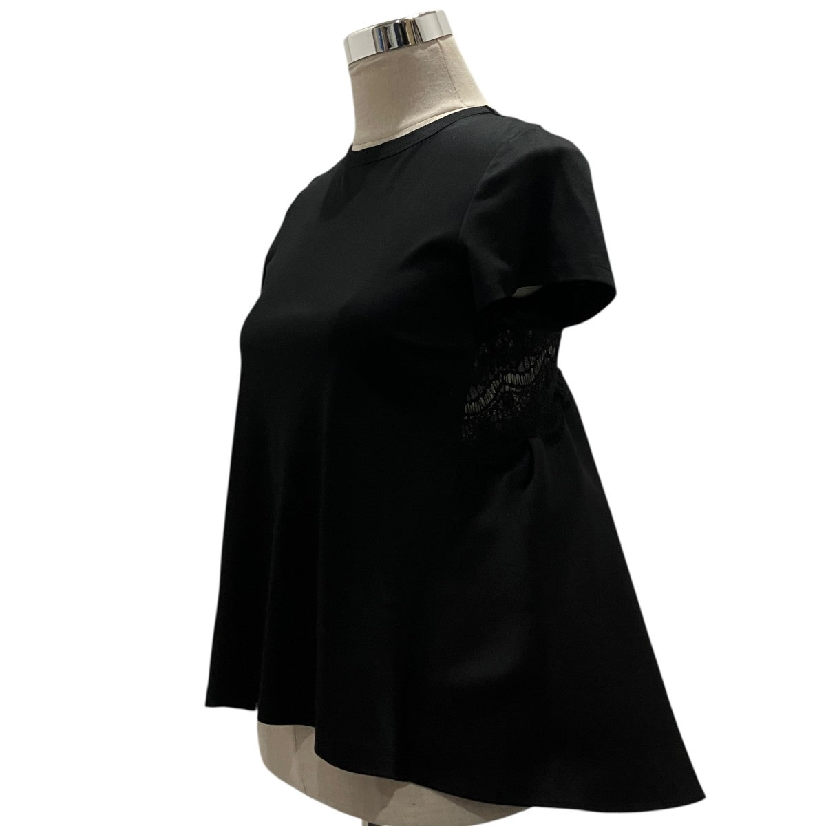 26SS【バックレースカットソー】レース切替TシャツYCT-226-063