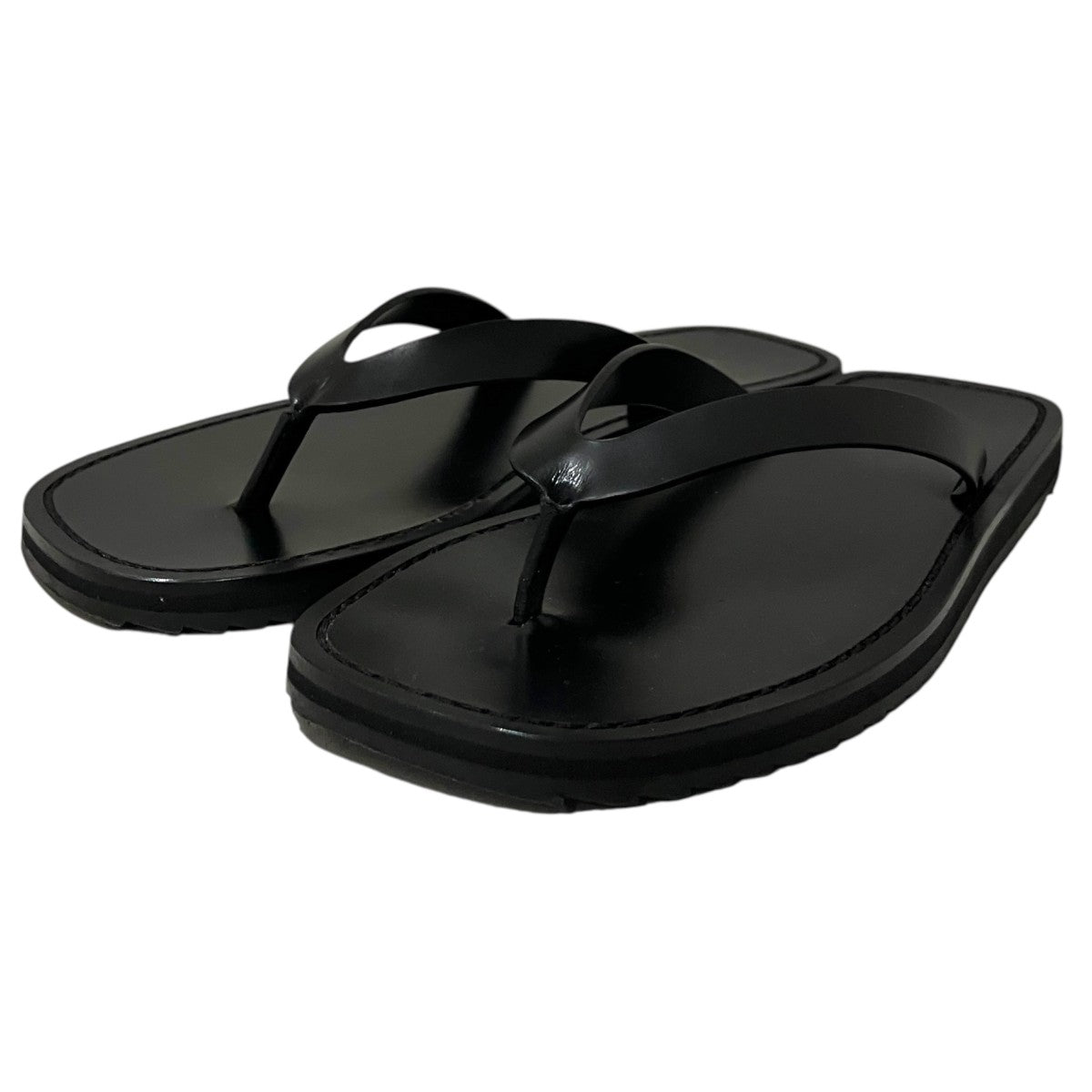 【CITY FLIP FLOP】レザーサンダルF1388-L60-BLK