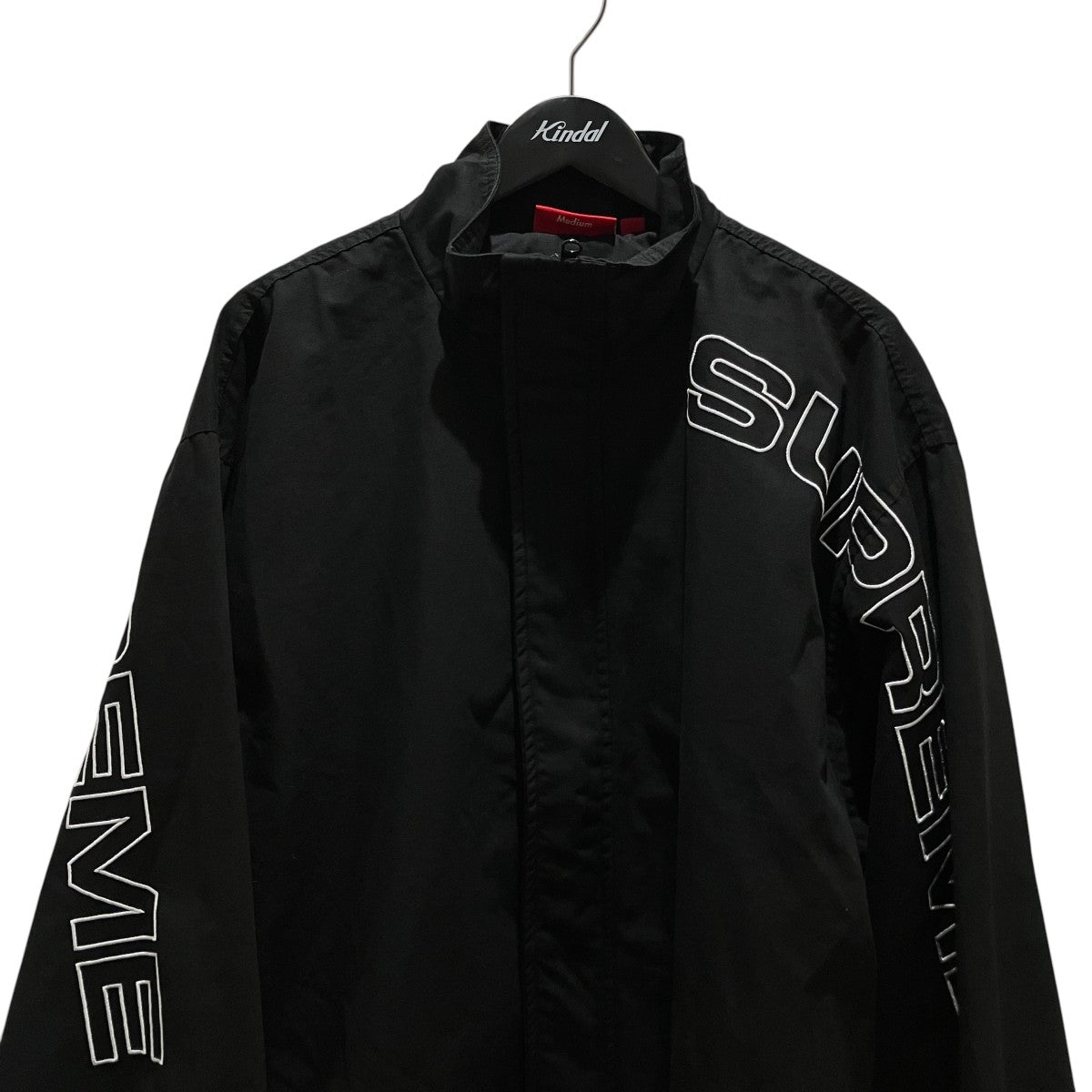 25AW【Spellout Embroidered Ripstop Track Jacket】アームロゴブルゾン
