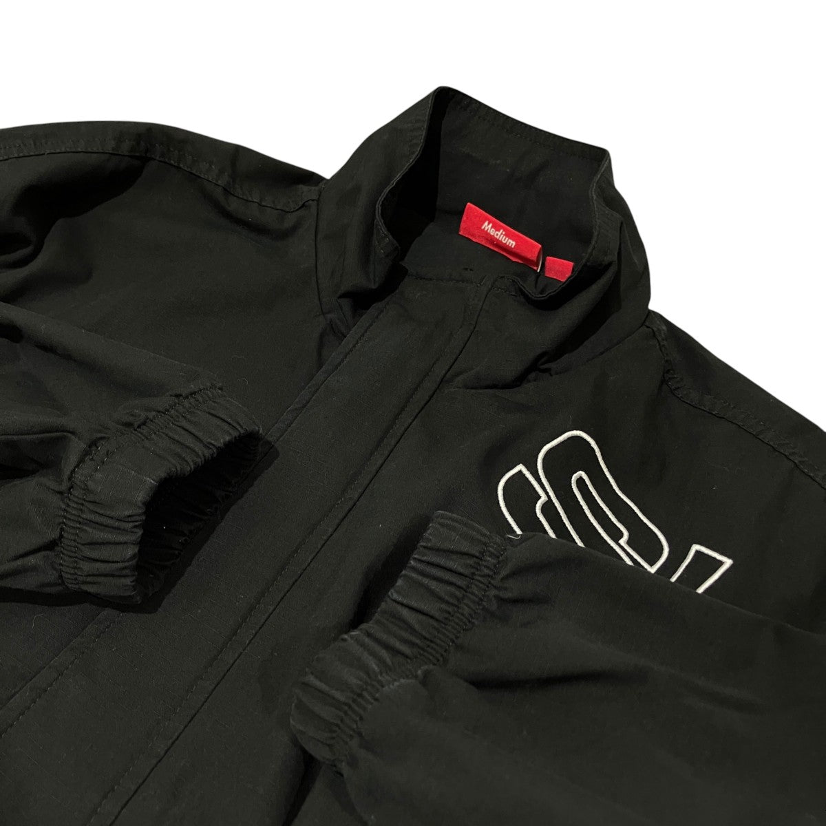 25AW【Spellout Embroidered Ripstop Track Jacket】アームロゴブルゾン