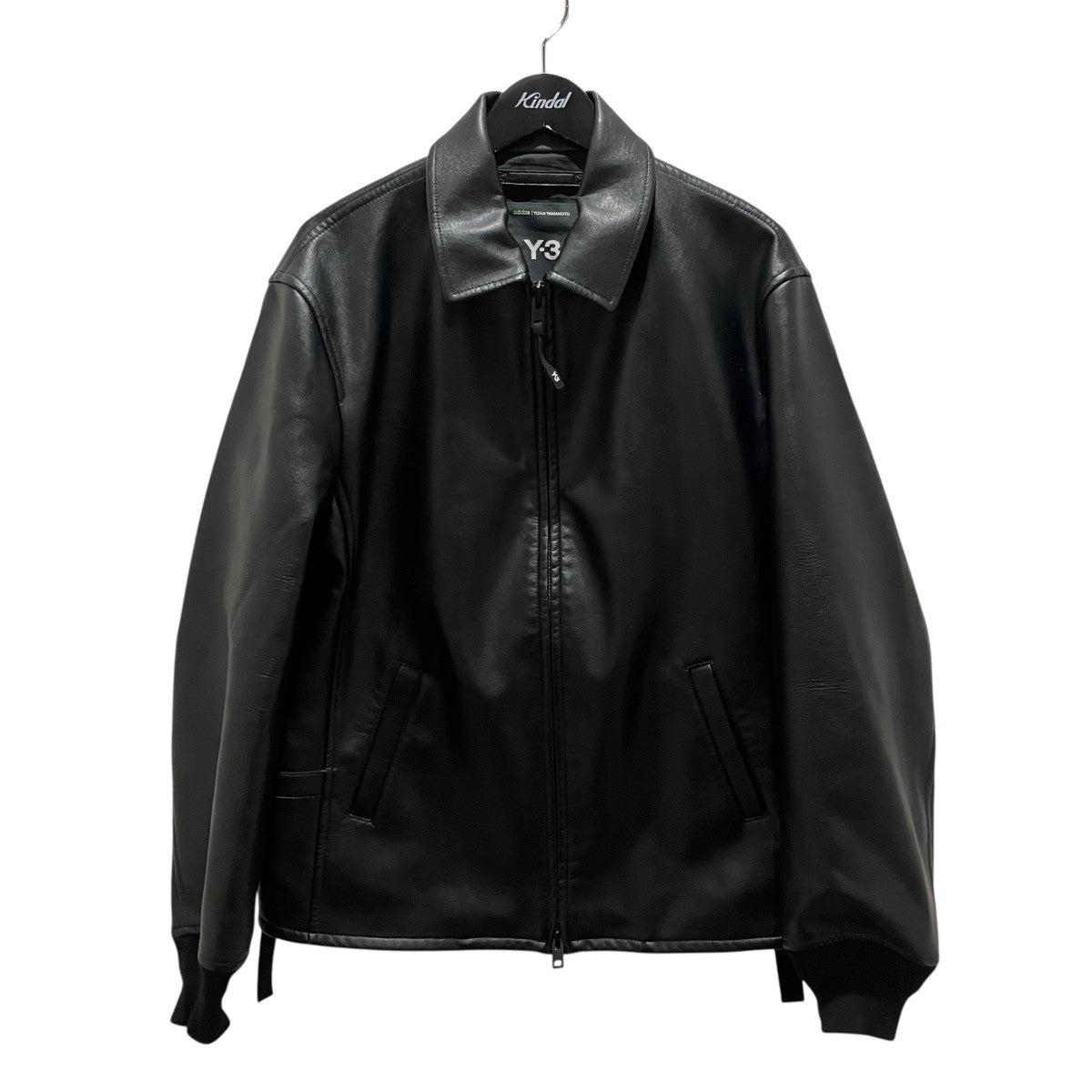 【PLEATHER BOMBER JACKET】フェイクレザージャケットJD9795