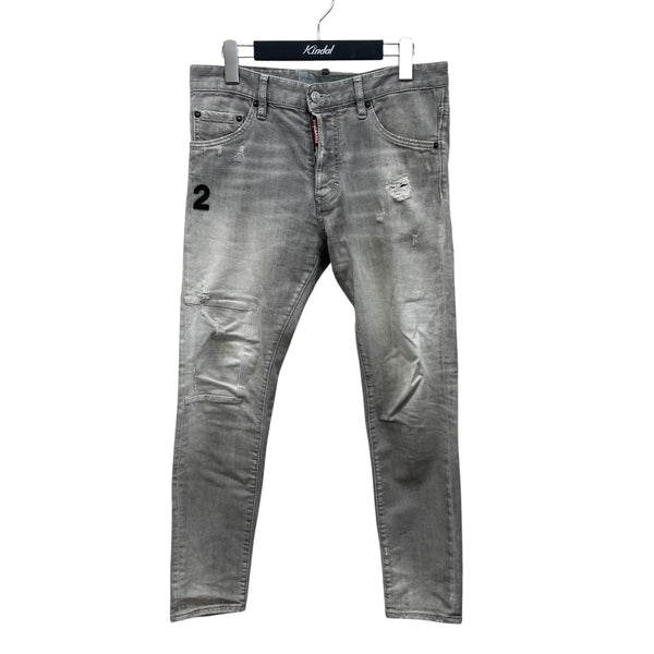 DSQUARED2(ディースクエアード) Skinny Dan JeanデニムパンツS74LB0694