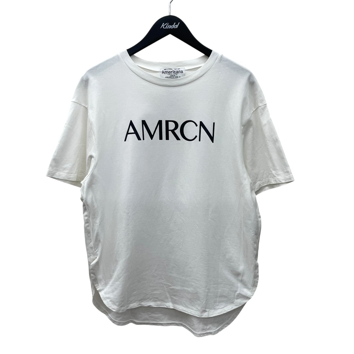 Americana×parigot 別注 DRAWSTRING CROPPED TEE半袖カットソー 古着・中古-1枚目のアイテム画像