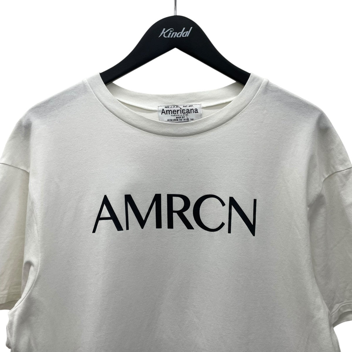 Americana×parigot 別注 DRAWSTRING CROPPED TEE半袖カットソー 古着・中古-3枚目のアイテム画像