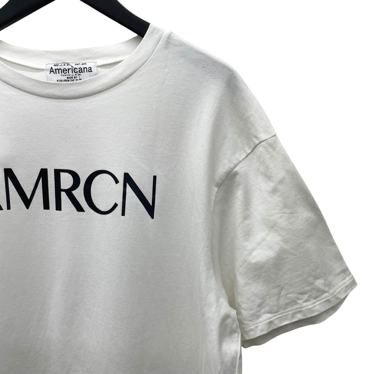 Americana×parigot 別注 DRAWSTRING CROPPED TEE半袖カットソー 古着・中古-4枚目のアイテム画像