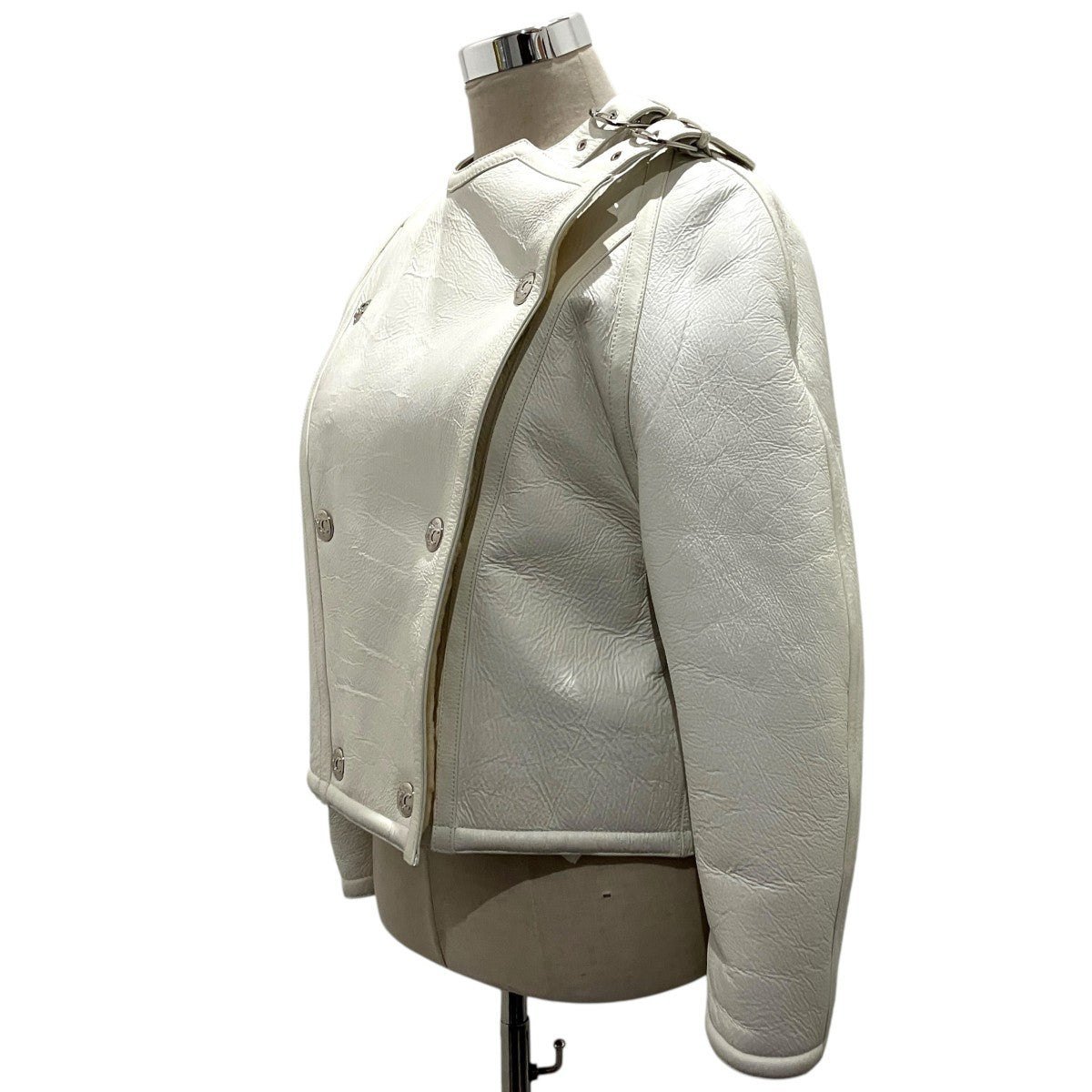 CELINE 内ボアレザーボンバージャケット2ED74289T 古着・中古-3枚目のアイテム画像