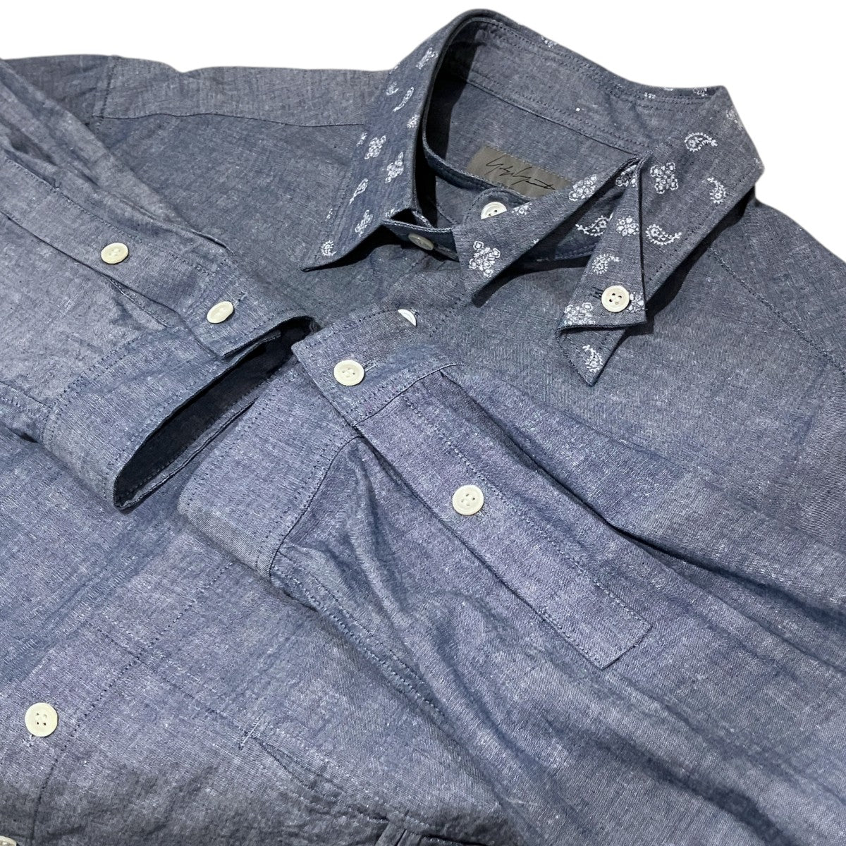 【DUNGAREE YORK EMBLEM BLOUSE】刺繍シャツH0-B95-527