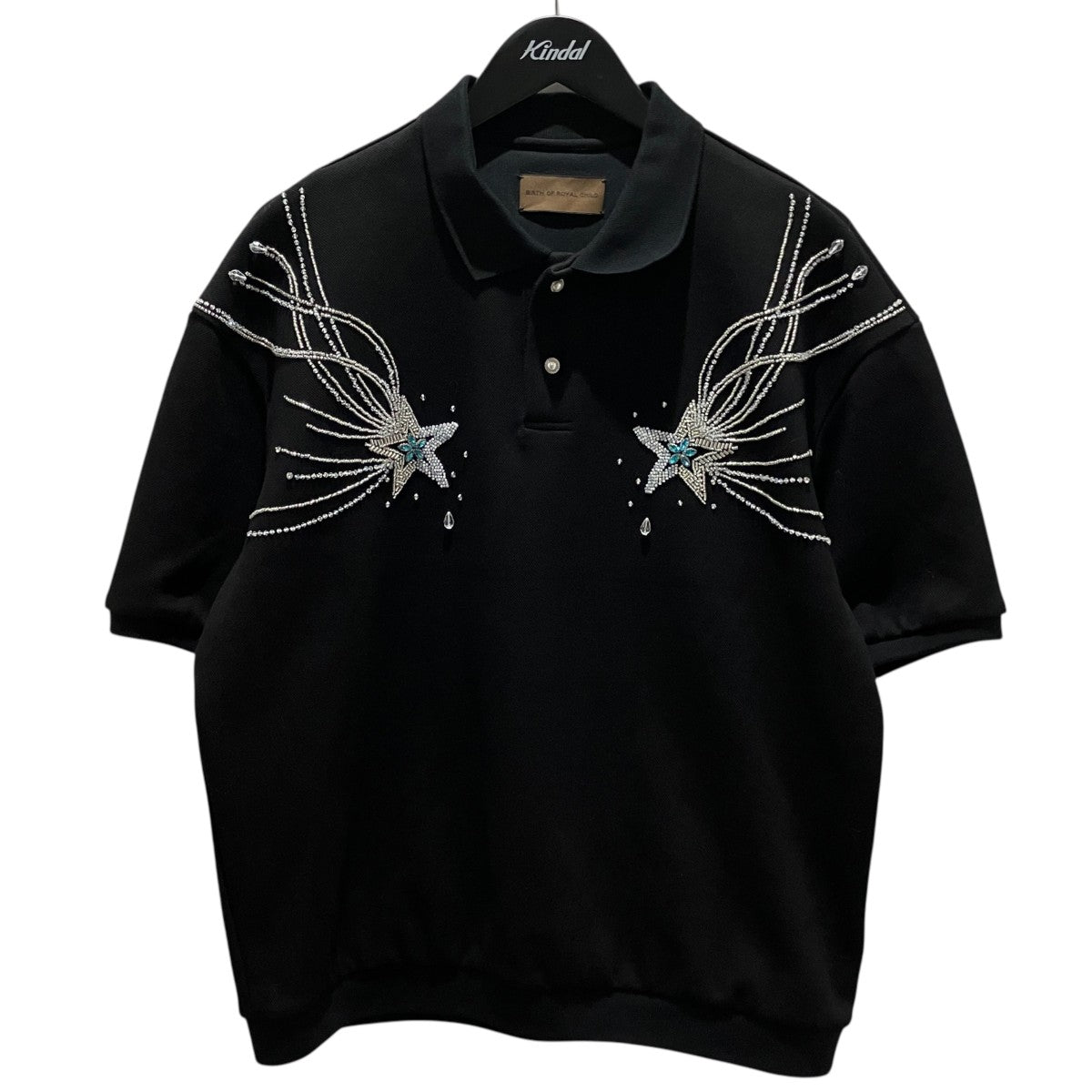 【Shooting Star Polo】ビジューポロシャツ