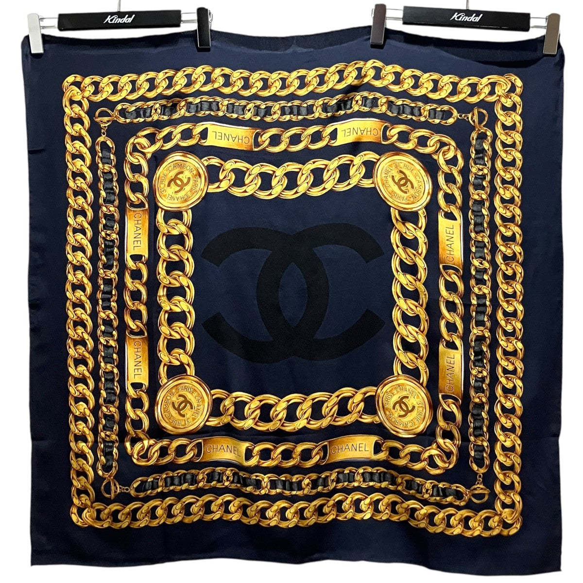 CHANEL シルクスカーフ 古着・中古-1枚目のアイテム画像
