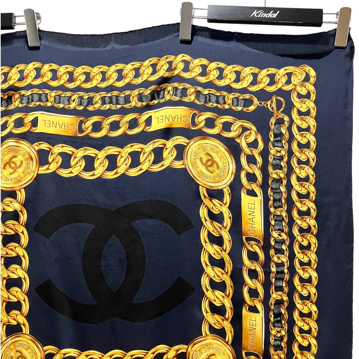 CHANEL シルクスカーフ 古着・中古-5枚目のアイテム画像