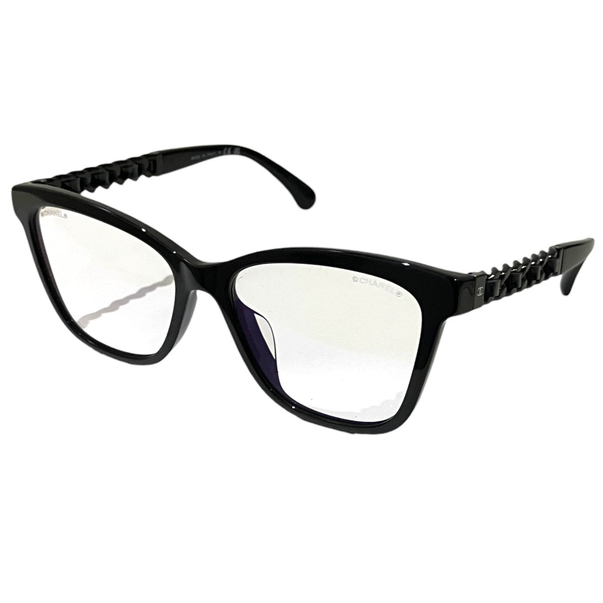CHANEL 眼鏡3429-S-A c.888SB 古着・中古-1枚目のアイテム画像