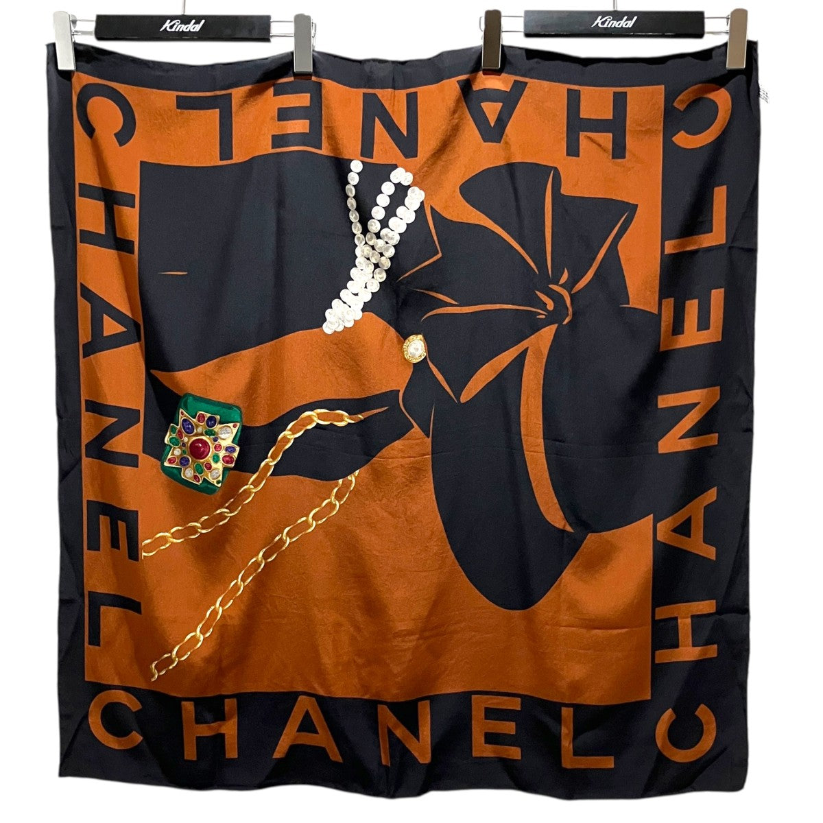 CHANEL シルクスカーフ 古着・中古-1枚目のアイテム画像