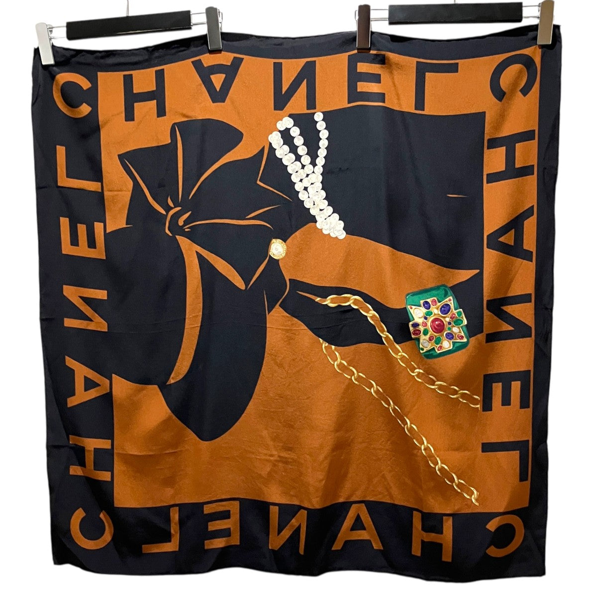 CHANEL シルクスカーフ 古着・中古-2枚目のアイテム画像