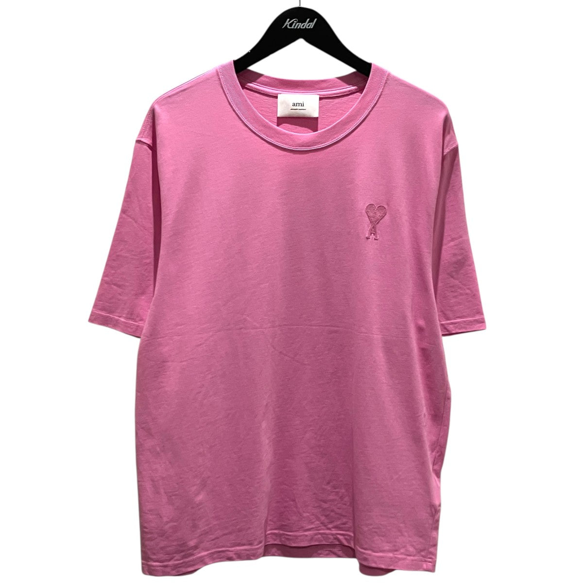 AMI Alexandre Mattiussi 胸刺繍TシャツUTS004.726 古着・中古-1枚目のアイテム画像