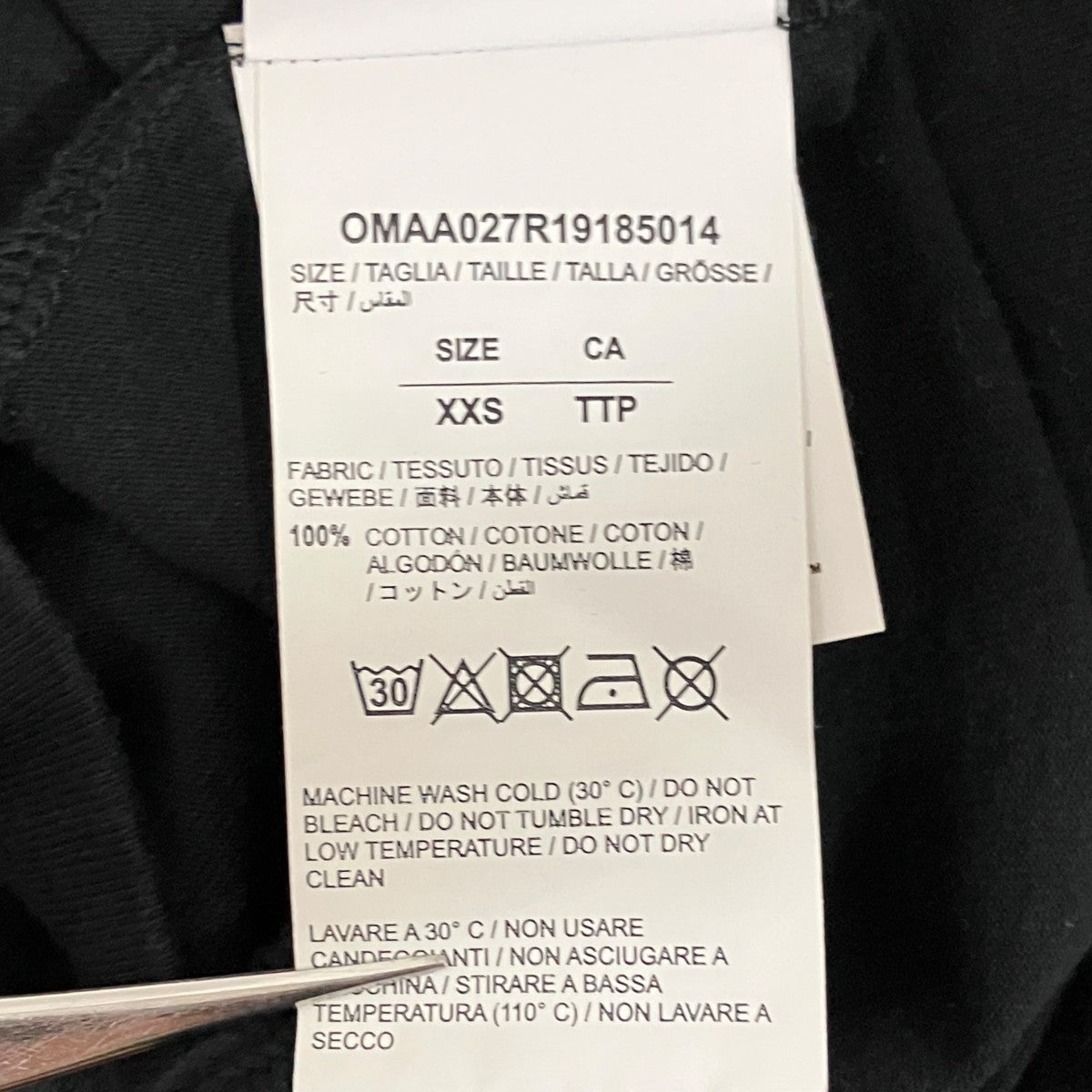 OFFWHITE プリントTシャツOMAA027R19185014 古着・中古-6枚目のアイテム画像