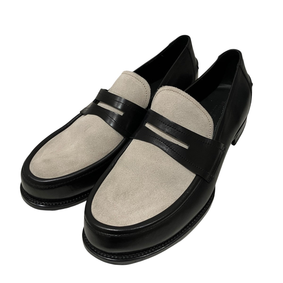BOTTEGA VENETA バイカラーローファー 古着・中古-1枚目のアイテム画像