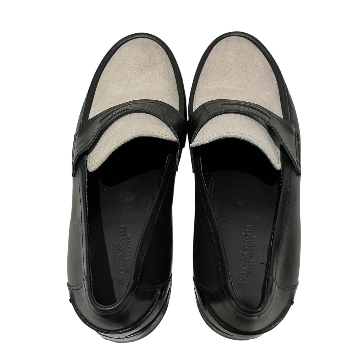 BOTTEGA VENETA バイカラーローファー 古着・中古-2枚目のアイテム画像