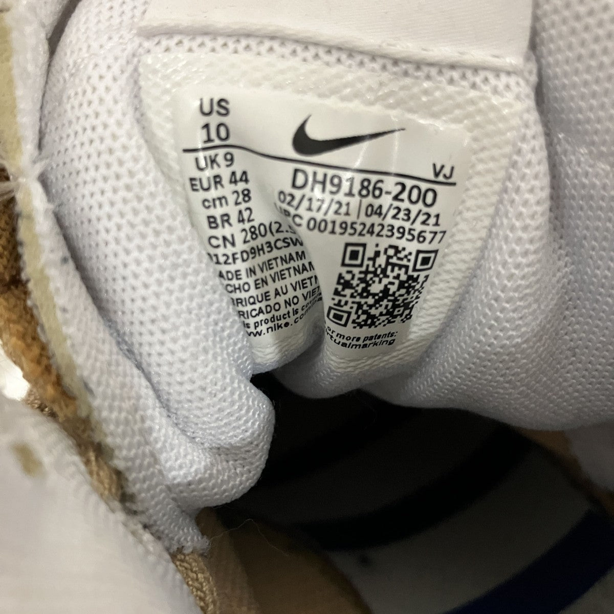 sacai×NIKE×Jean Paul GAULTIER スニーカーDH9186-200 古着・中古-9枚目のアイテム画像