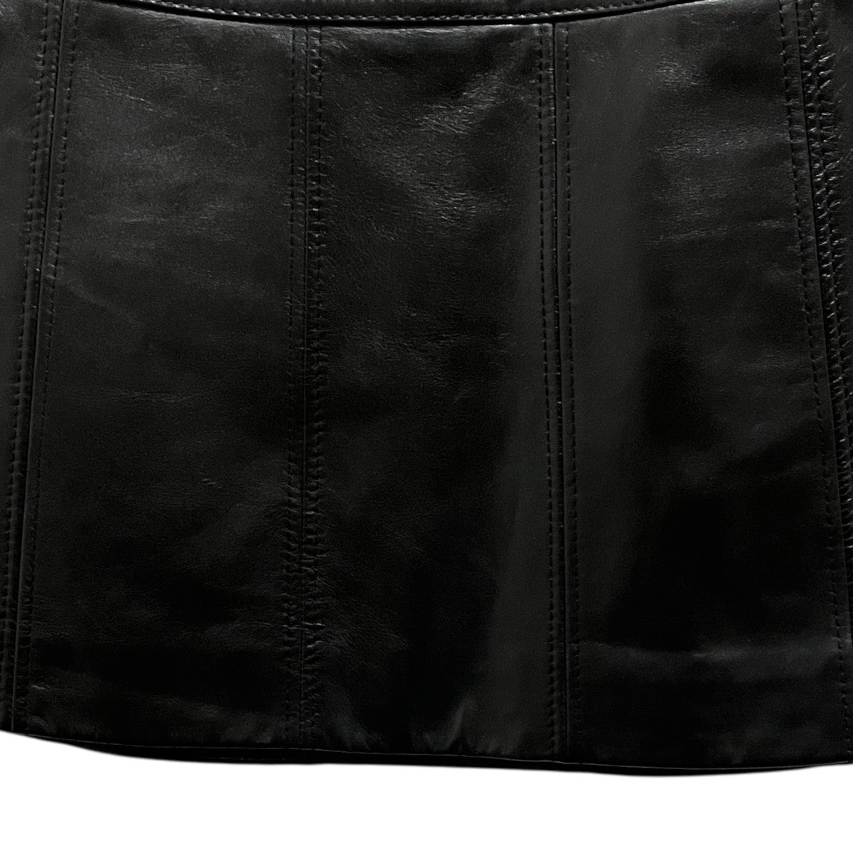 CELINE レザースカート2H548583C 古着・中古-4枚目のアイテム画像