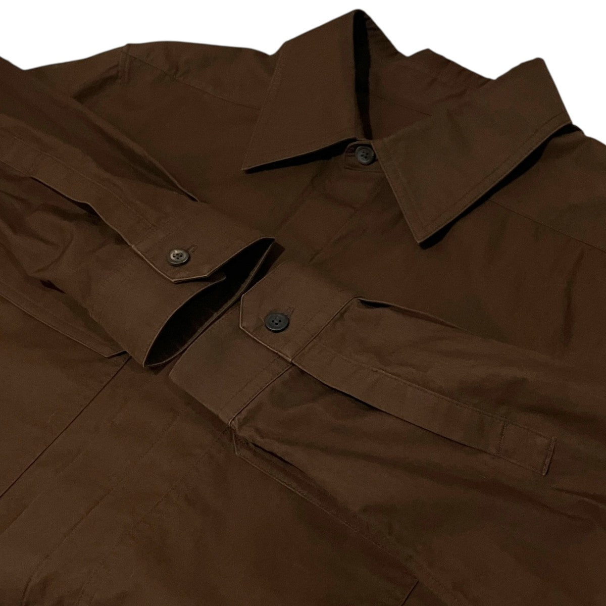 RICK OWENS 長袖ワークシャツRU02C7291-P 古着・中古-5枚目のアイテム画像